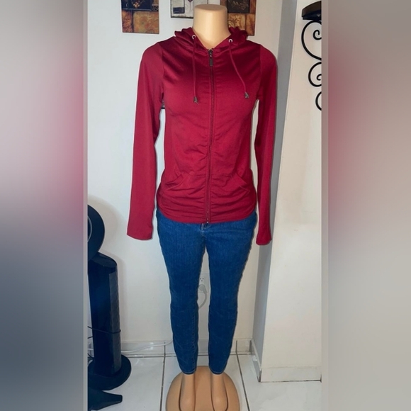 HOODIE STRECH RED SIZE L - Picture 2 of 6